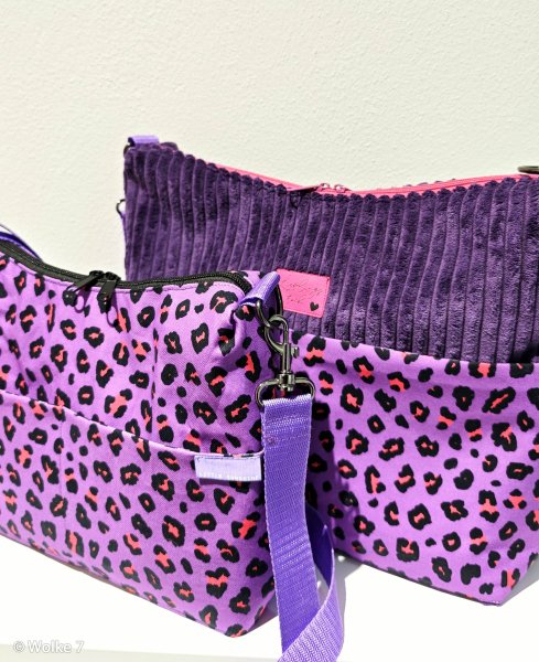 Canvas - Abby Leo - lila/pink/schwarz - Swafing