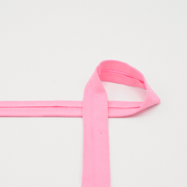 Schrägband - Viskosejersey - rosa - 20mm