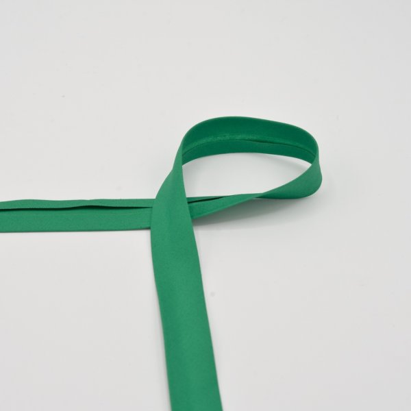 Schrägband - Baumwolle - unelastisch - 20 mm - grass green