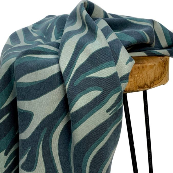 RESTSTÜCK 0,80m !!! - TENCEL™ Lyocell - Zebra Abena - dusty green