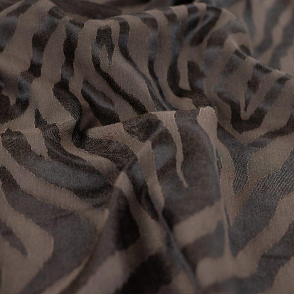 Doubleface Viskose Gemisch - Zebra - brown