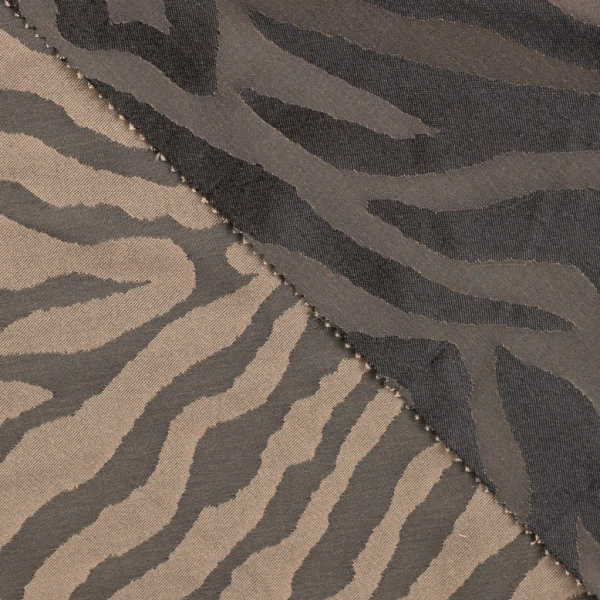 Doubleface Viskose Gemisch - Zebra - brown
