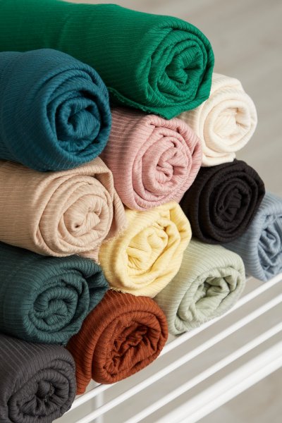 RESTSTÜCK 0,80m !!! - Derby Ribbed Jersey mit TENCEL™ - emerald - MeetMilk