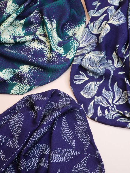 Viskose Twill mit LENZING™ ECOVERO™ Fasern - Bree - teal - Mind the Maker