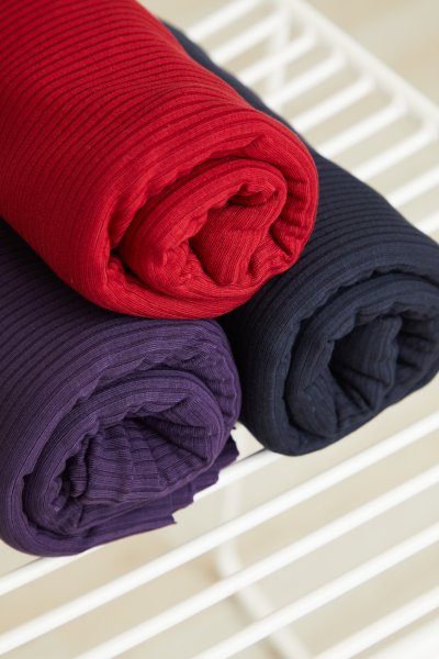 Derby Ribbed Jersey mit TENCEL™ - pansy purple - MeetMilk