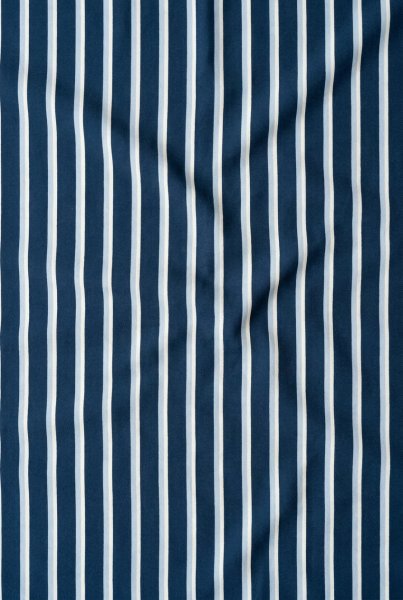 Viskose Twill mit LENZING™ ECOVERO™ Fasern - Harbor Stripe - Mind the Maker