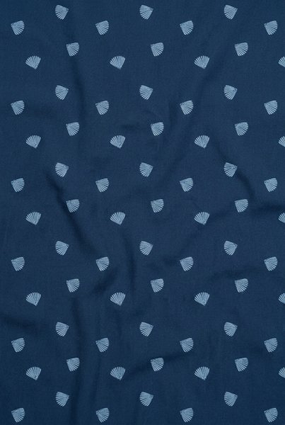 Viskose Twill mit LENZING™ ECOVERO™ Fasern - Shelly Drift - blue - Mind the Maker