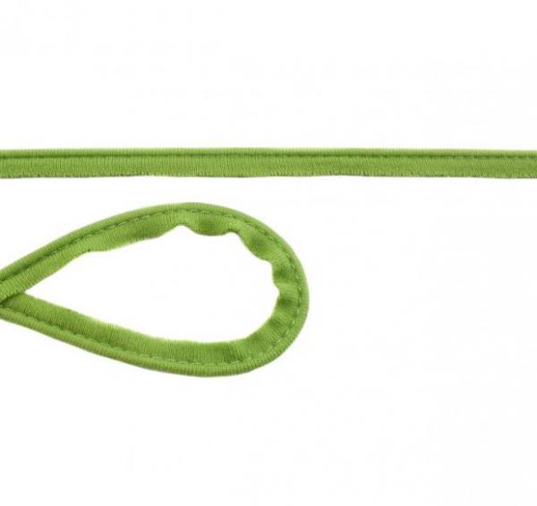 Paspelband Jersey - dunkel lime - 10 mm