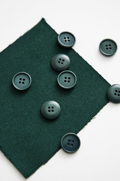 Knopf Corozo - Blaze - 15 mm - bottle green - Mind the Maker