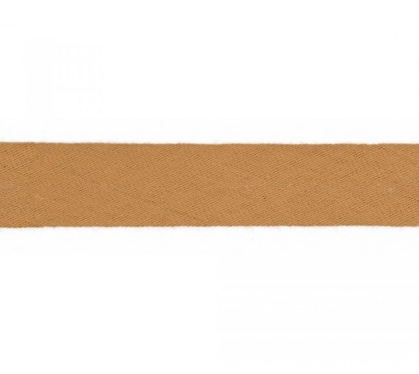 Schrägband - Musselin - 20mm - caramel