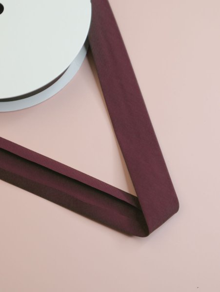 Schrägband - Casey - wine - 25mm - Mind the Maker