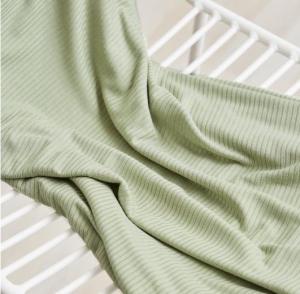 Derby Ribbed Jersey mit TENCEL™ - soft mint - MeetMilk
