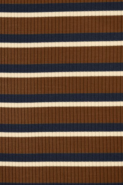 Derby Stripe Jersey mit TENCEL™Modal - pecan - MeetMilk