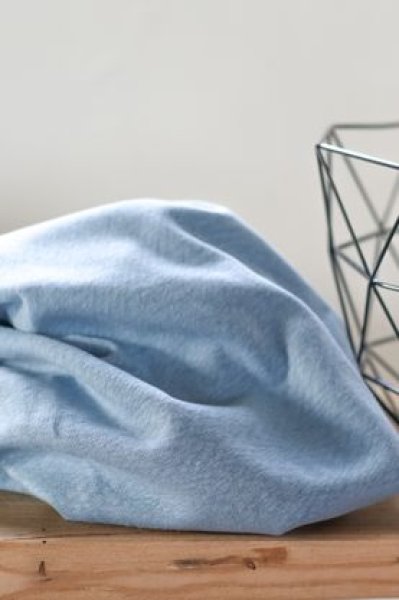 Flamé Cotton Interlock - faded blue - Mind the Maker