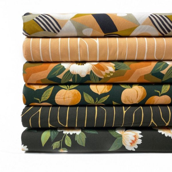 Viskose - Orchard Lane - orange - Spring Reverie - Cloud9fabrics