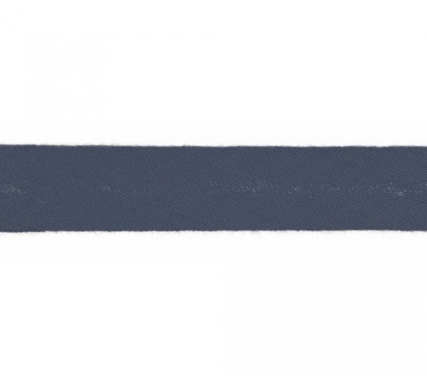 Schrägband - Musselin - 20mm - jeans