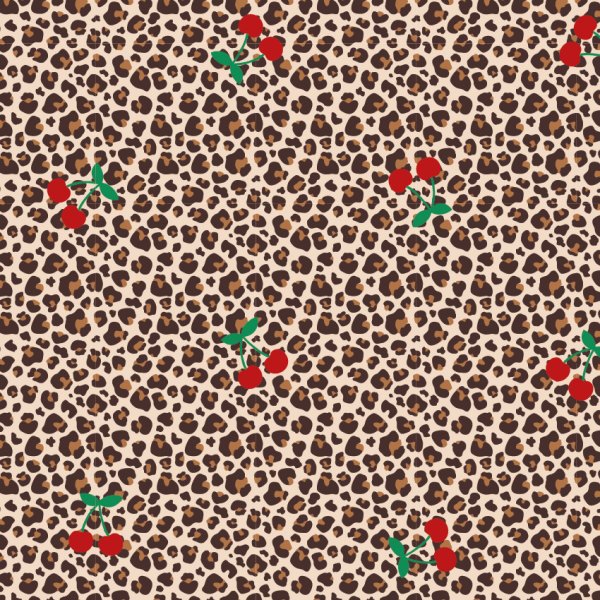 Jersey - Cherry Leo - brown/sand