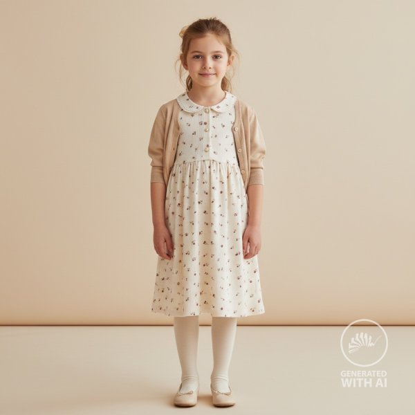 Rib Jersey - Bella Bloom - ecru