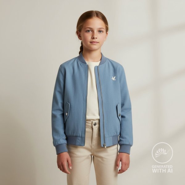 Baumwoll Denim - uni - light blue