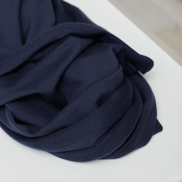 Light Terry Sweat mit TENCEL™ - dark navy - meetMilk