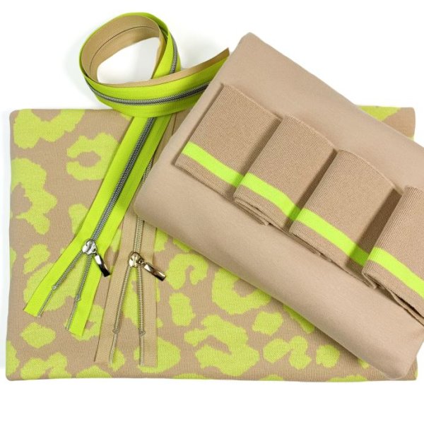 Cuff me - Bio Bündchen - College - lime - Summer Vibes - Albstoffe by Lidani