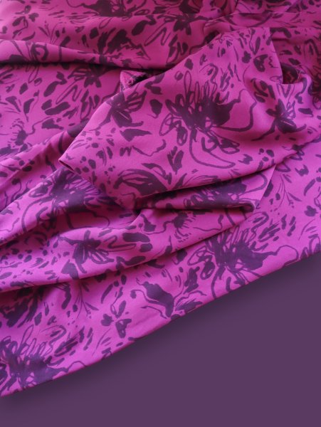 Viskose Twill mit LENZING™ ECOVERO™ Fasern - Lydia - orchid - Mind the Maker