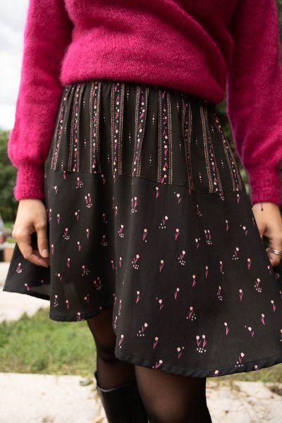 Viskose - Bloom Every Day Black - Lise Tailor
