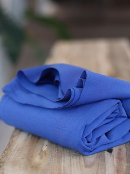 RESTSTÜCK 70cm !!! - Plain Ponte Knit mit TENCEL™ - lapis - meetMilk