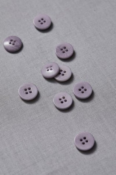 Knopf Corozo - Plain - 15 mm - purple haze - meetMilk