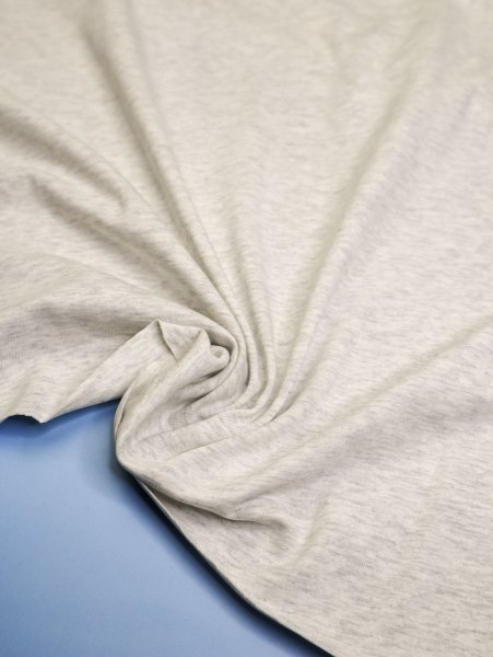 Baumwoll Jersey - melange - cream - Mind the Maker