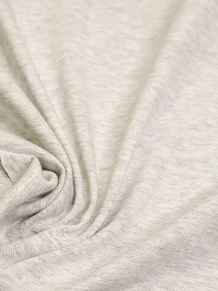 Baumwoll Jersey - melange - cream - Mind the Maker