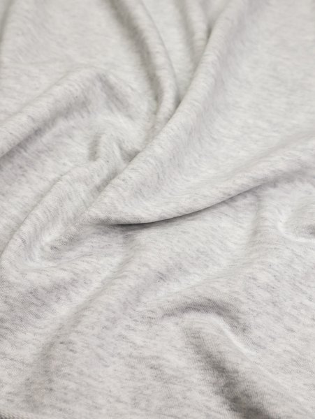 Baumwoll Sweat - melange - light grey - Mind the Maker