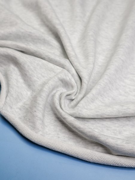 Baumwoll Sweat - melange - light grey - Mind the Maker