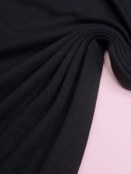 Merino Strick Jersey mit TENCEL™ - Miles - black - MeetMilk