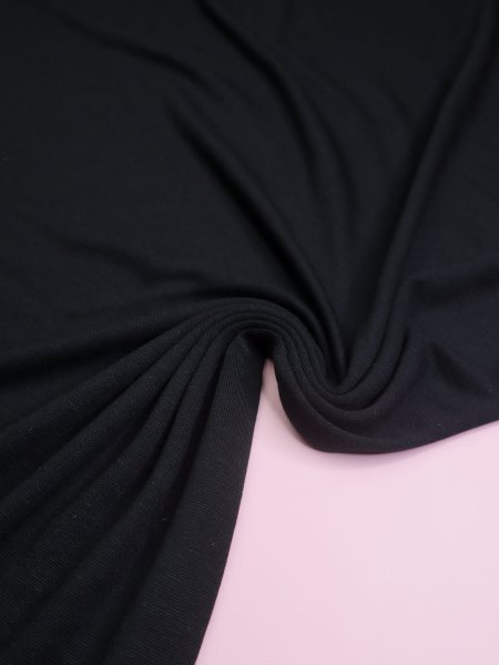 Merino Strick Jersey mit TENCEL™ - Miles - black - MeetMilk