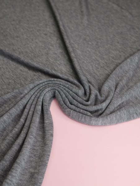 Merino Strick Jersey mit TENCEL™ - Miles - grey melange - MeetMilk