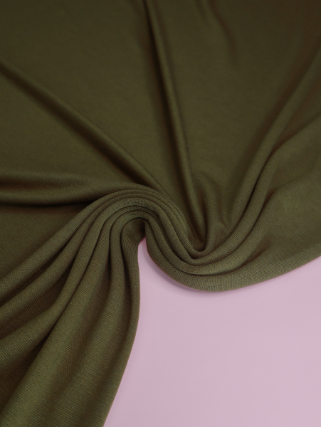 Merino Strick Jersey mit TENCEL™ - Miles - dark pesto - MeetMilk