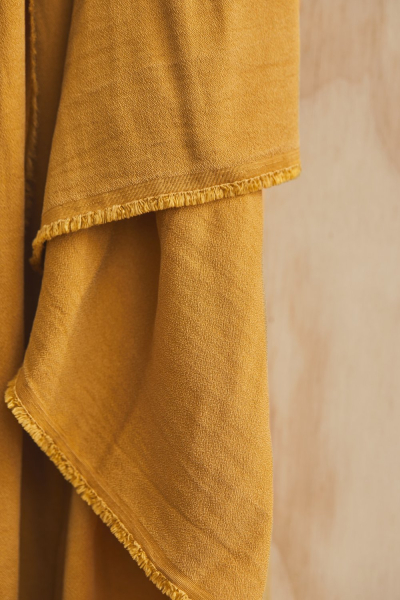 RESTSTÜCK 0,70m !!! - Crispy Crepe mit TENCEL™ - amber - meetMilk
