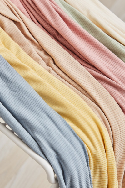 RESTSTÜCK 1,60m !!! - Derby Ribbed Jersey mit TENCEL™ - puff - MeetMilk