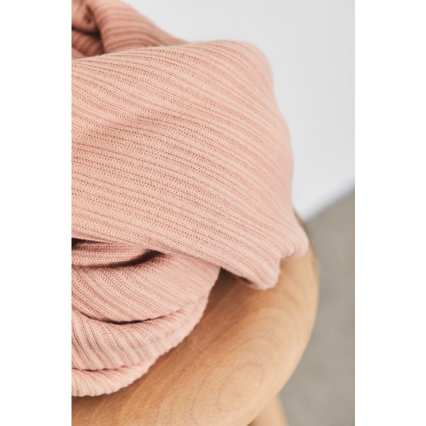 RESTSTÜCK 1,0m !!! - Bio Strick - Selanik - rose - Mind the Maker