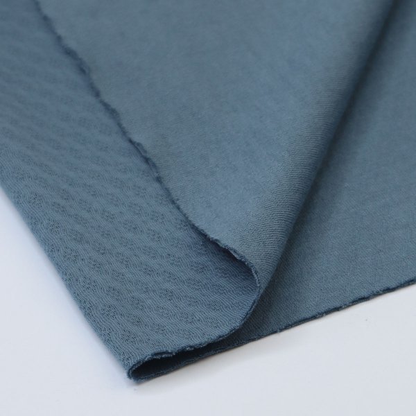 Bio Strickjersey - Fleur Pointelle - thunder - Mind the Maker