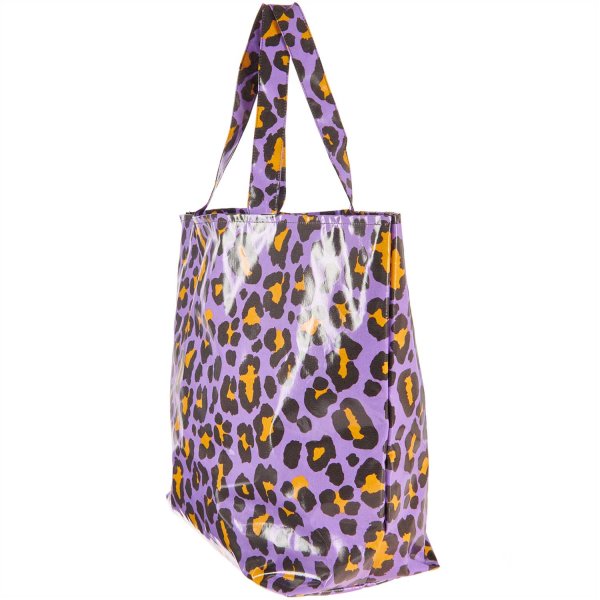 Shopper - Acid Leo - lila/orange - 41x55x19cm