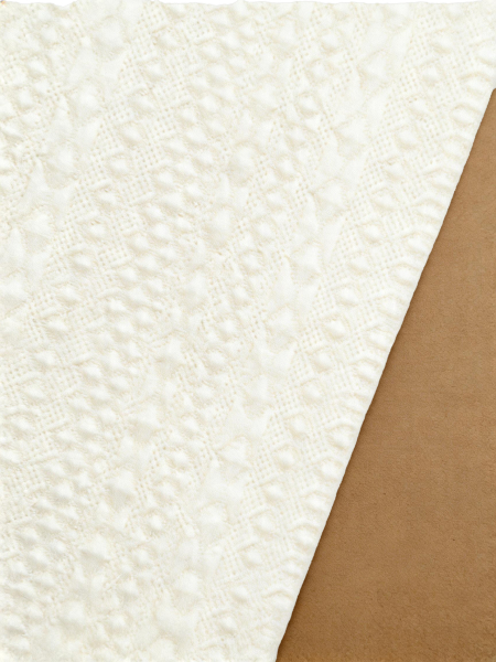 Bio Baumwoll Steppstoff - Reeta - ivory - Mind the Maker