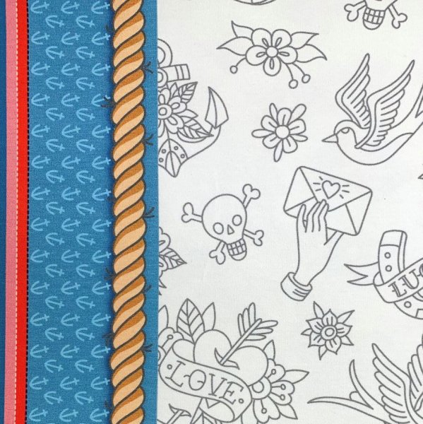 Bio Jersey - Sailor Simple - Col. 1 - Ahoy - Hamburger Liebe - Albstoffe