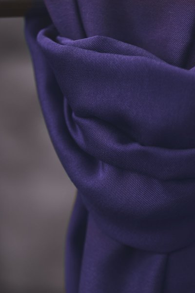 Smooth Drape Twill mit TENCEL™ - pansy purple - MeetMilk