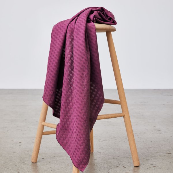 RESTSTÜCK 0,90m !!! - Sota Sheer mit TENCEL™ - cherry - meetMilk