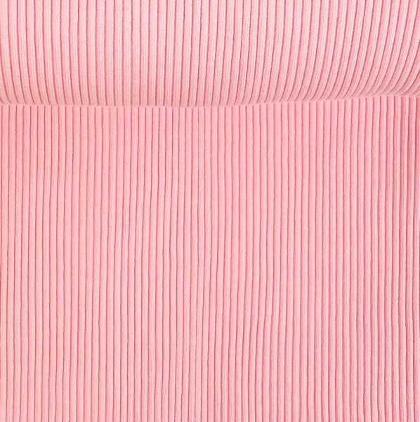 RESTSTÜCK 0,50m !!! - Bündchen - Hipster - Strickschlauch - uni - rosa