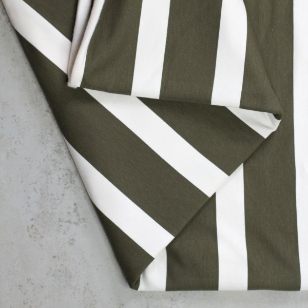 Bio Sweat - Stripe Sava mit TENCEL™ Modal - khaki/shell - meetMilk