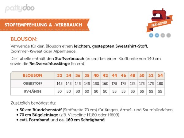 Papierschnittmuster - Janice - Kapuzenjacke - Damen - Pattydoo