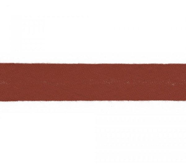 Schrägband - Musselin - 20mm - terra